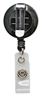 BADGE REEL, SICURIX, CLIP, BLACK, 30" THUMBNAIL
